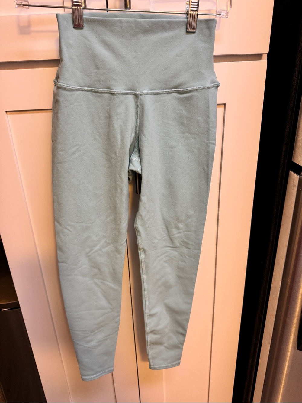 Never Worn ALO Yoga Waist Leggings in Pale Blue